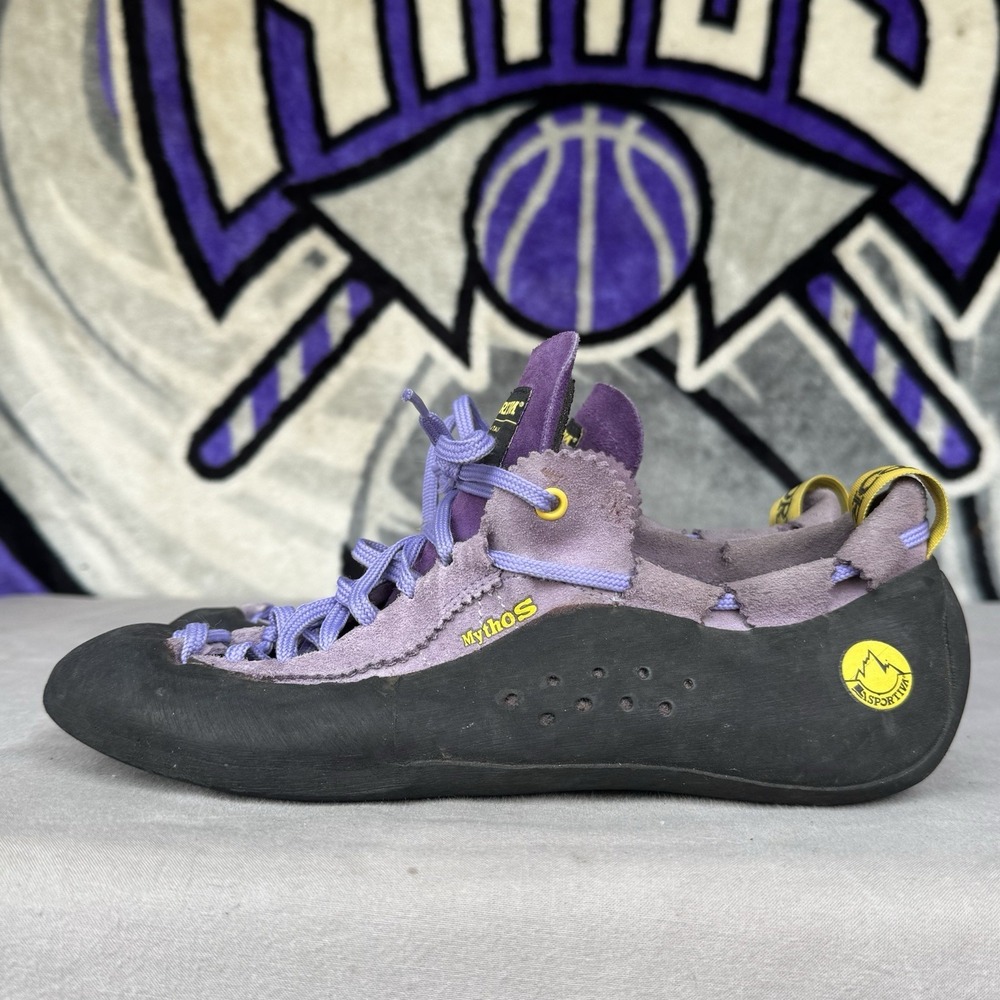 Size 44/M10.5 - LA SPORTIVA Mythos Climbing Shoes Purple Outdoors